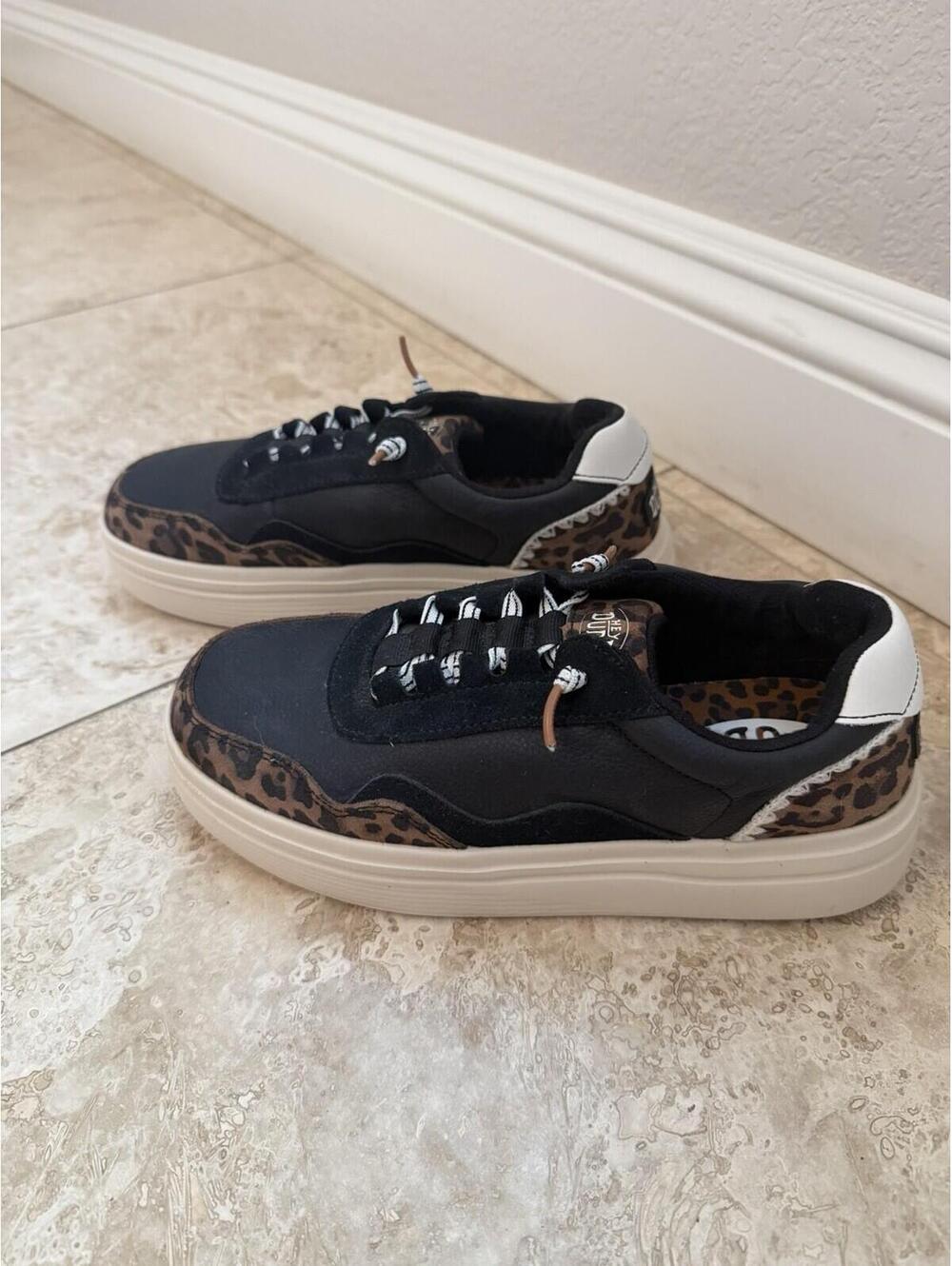 Women’s Cheetah High Top Hey Dudes Shoes